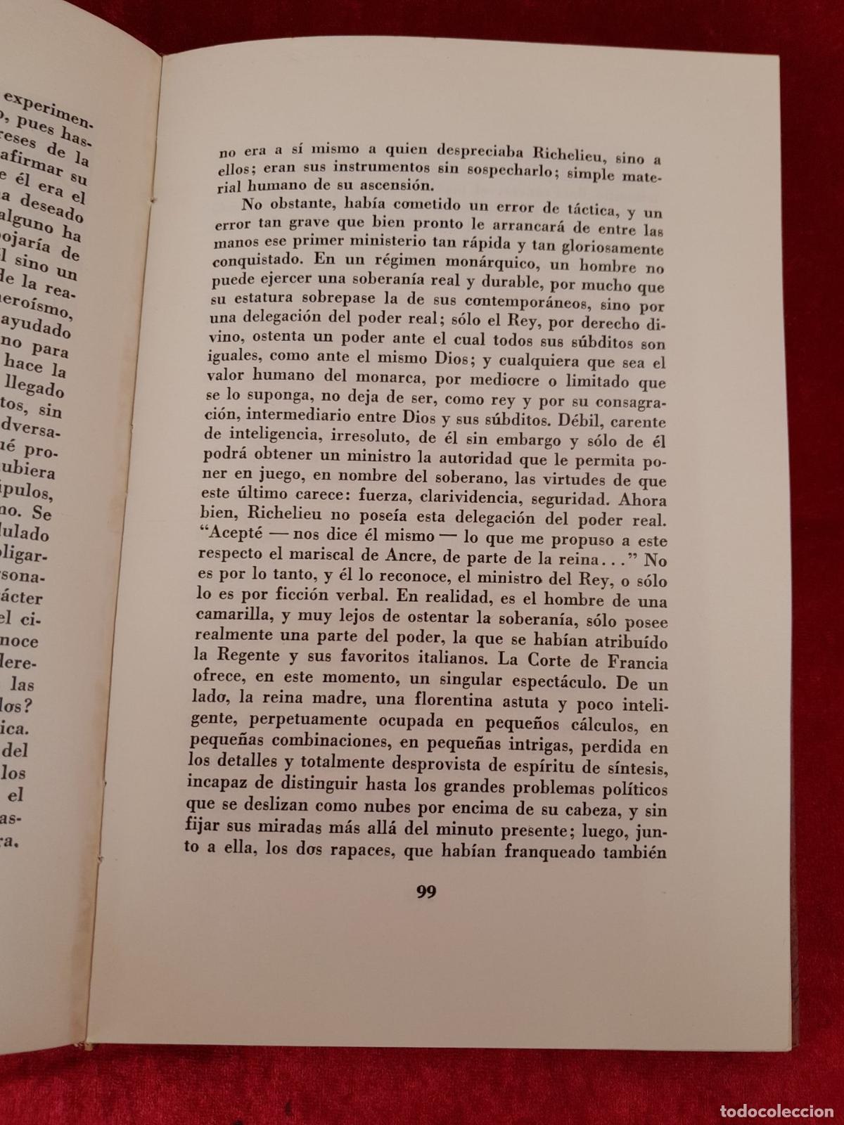 Libros antiguos: L-2775. RICHELIEU. AUGUSTO BAILLY. 1952 - Foto 3