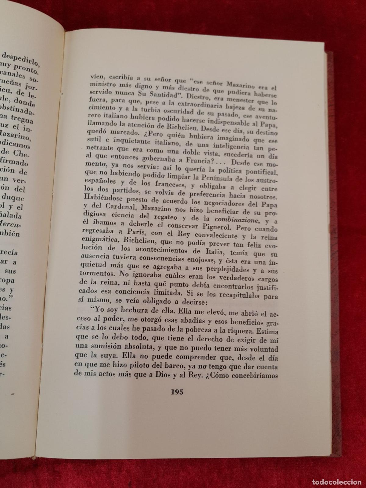 Libros antiguos: L-2775. RICHELIEU. AUGUSTO BAILLY. 1952 - Foto 5