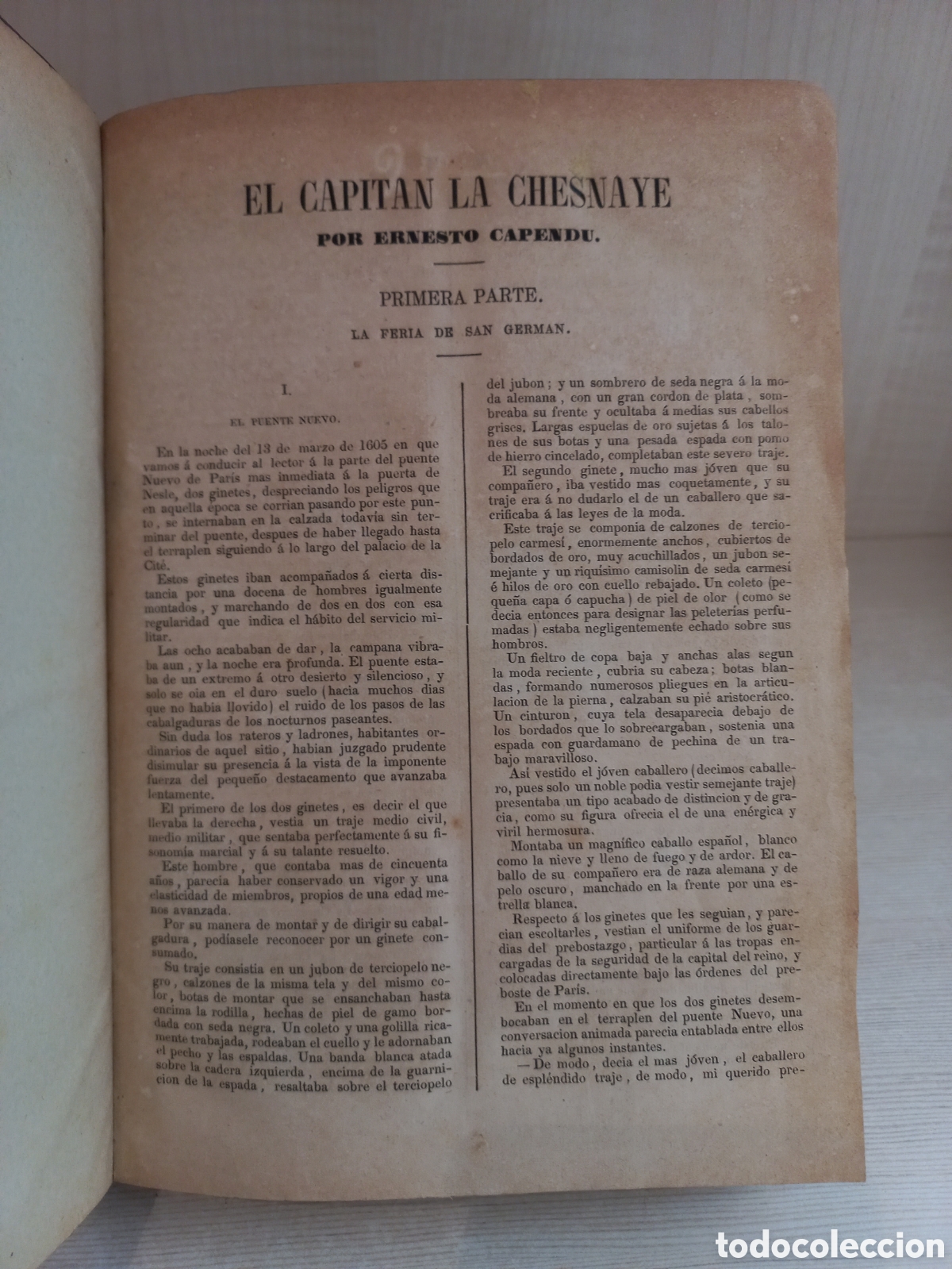 Libros antiguos: El Capit&aacute;n La Chesnaye. Ernesto Capendu. Ilustrado. - Foto 5