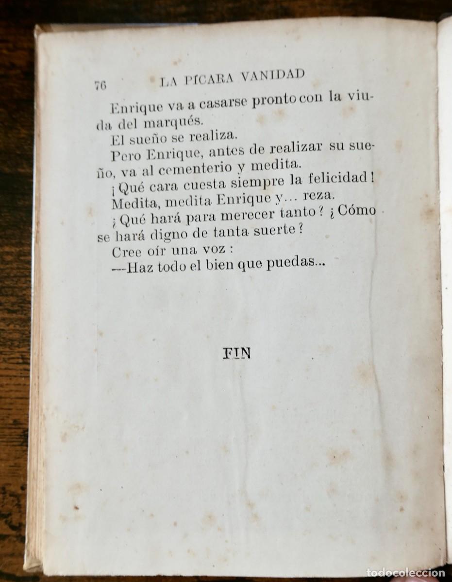 Libros antiguos: BIBLIOTECA SELECTA - LA PICARA VANIDAD - RAMON SOPENAS 1941 - Foto 5