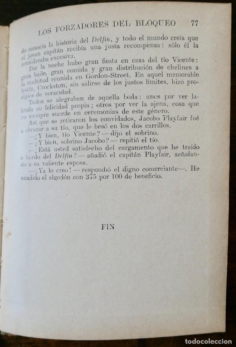 Libros antiguos: BIBLIOTECA SELECTA - LOS FORZADORES DEL BLOQUEO- 1935-38 - Foto 4