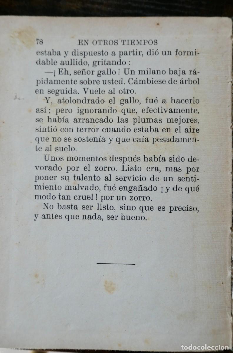 Libros antiguos: BIBLIOTECA SELECTA - EN OTROS TIEMPOS- RAMON SOPENA -36 - Foto 4