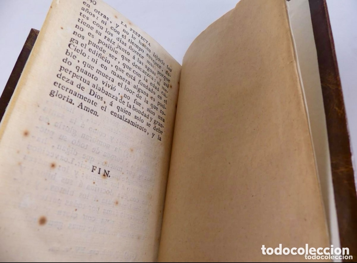 Libros antiguos: LA PERFECTA CASADA DE FRAY LUIS DE LEON 1819 - Foto 8