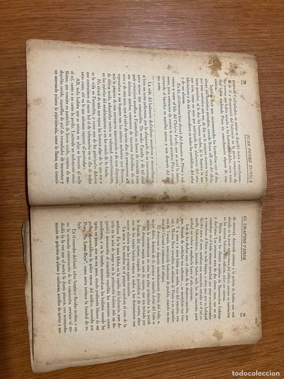 Libros antiguos: El Ch&aacute;piro verde. 1930 - Foto 2