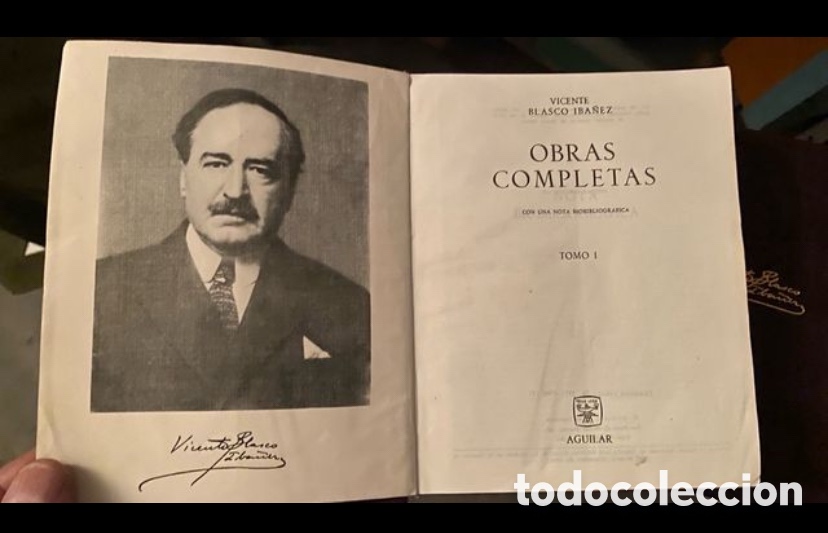 Libros antiguos: Vicente Blasco Ib&aacute;&ntilde;ez. Obras completas. - Foto 3