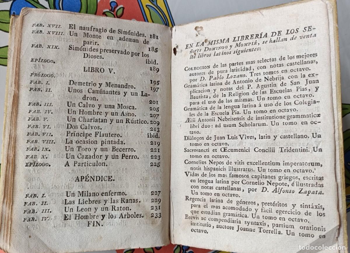 Libros antiguos: F&aacute;bulas de Pedro, 1818 - Foto 15