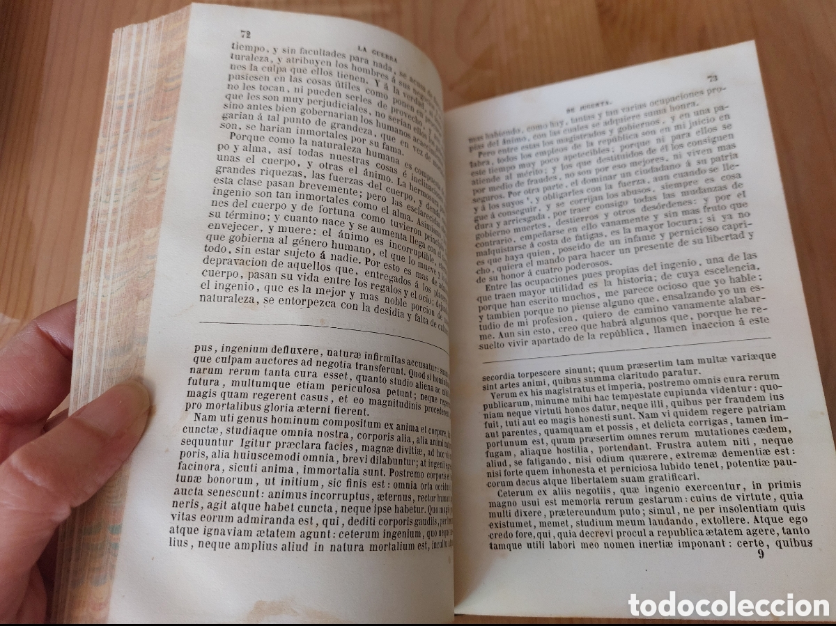 Libros antiguos: Obras de C. Salustio Crispo - Foto 5