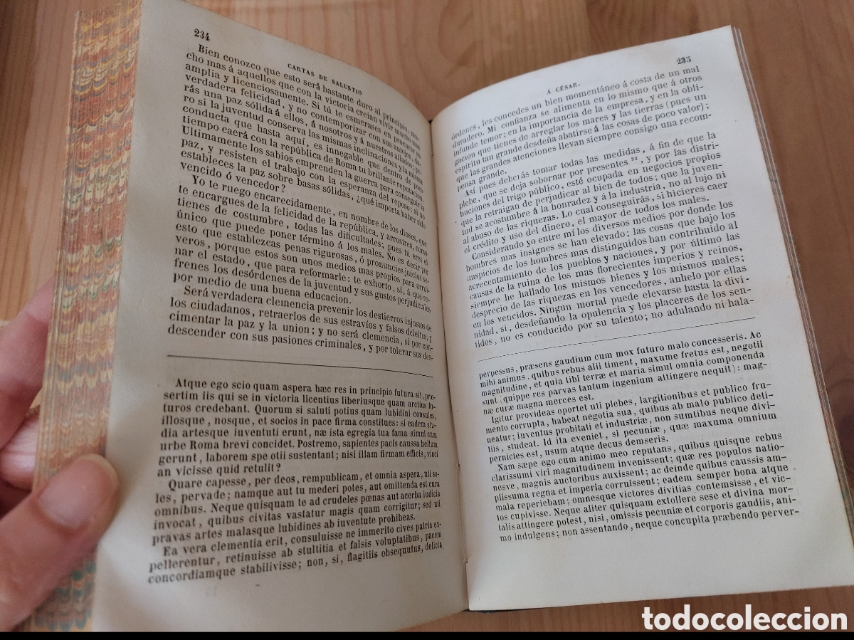 Libros antiguos: Obras de C. Salustio Crispo - Foto 6