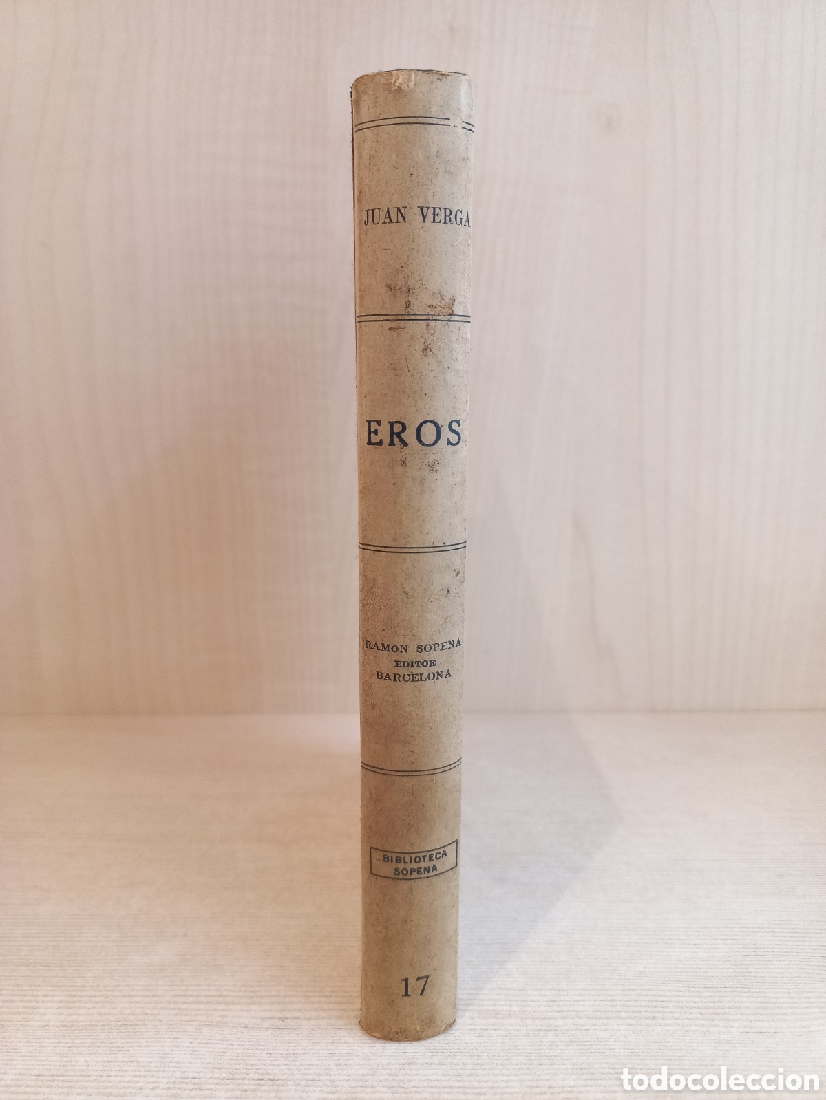 Libros antiguos: Eros. Juan Verga. Ramon Sopena Editor. - Foto 2
