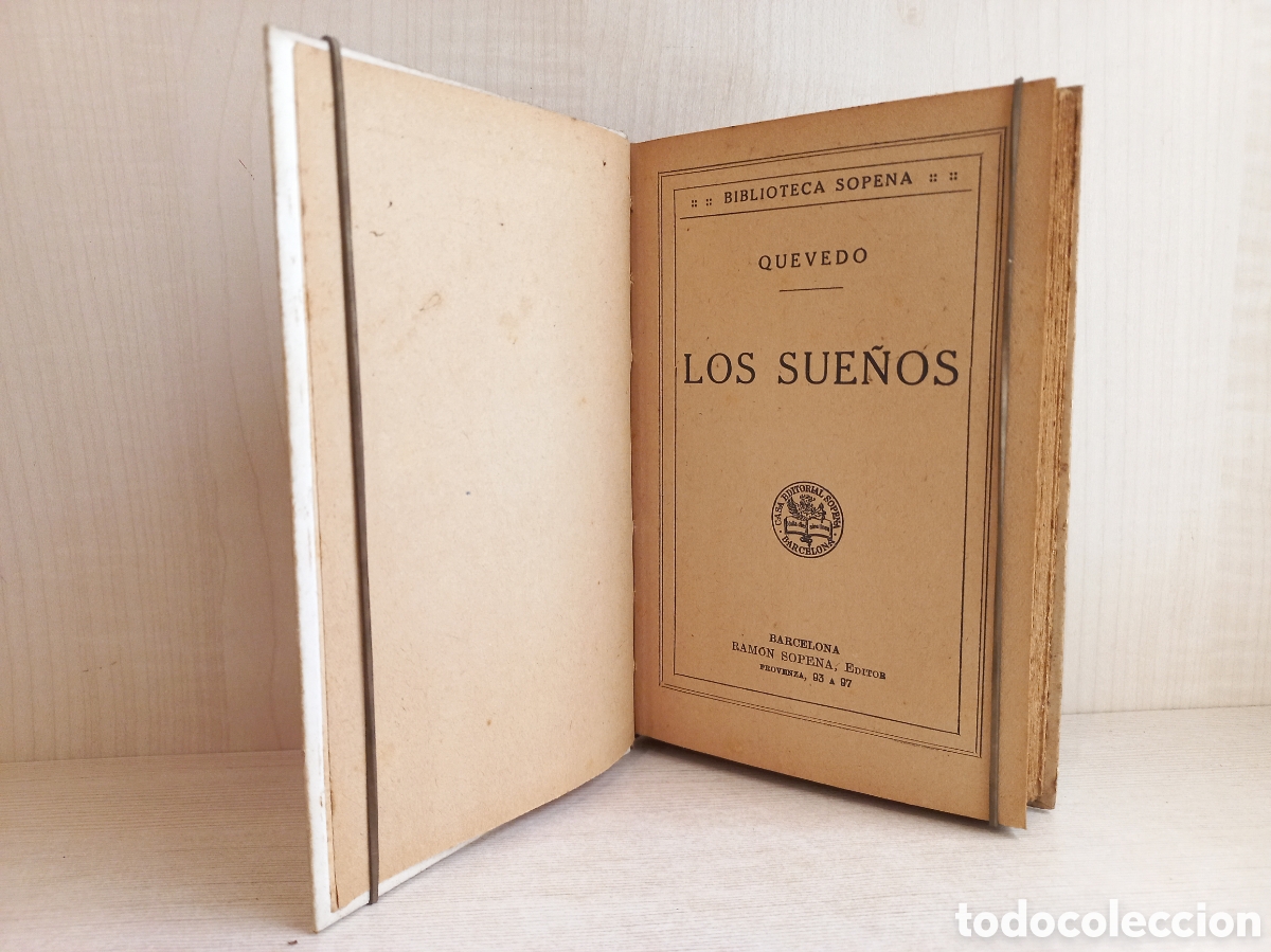 Libros antiguos: Los sue&ntilde;os. Francisco de Quevedo. Ramon Sopena Editor. - Foto 4