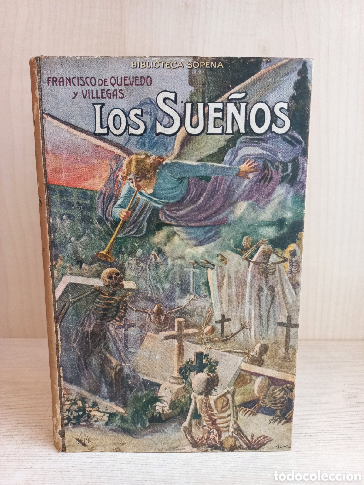 Libros antiguos: Los sue&ntilde;os. Francisco de Quevedo. Ramon Sopena Editor. - Foto 1