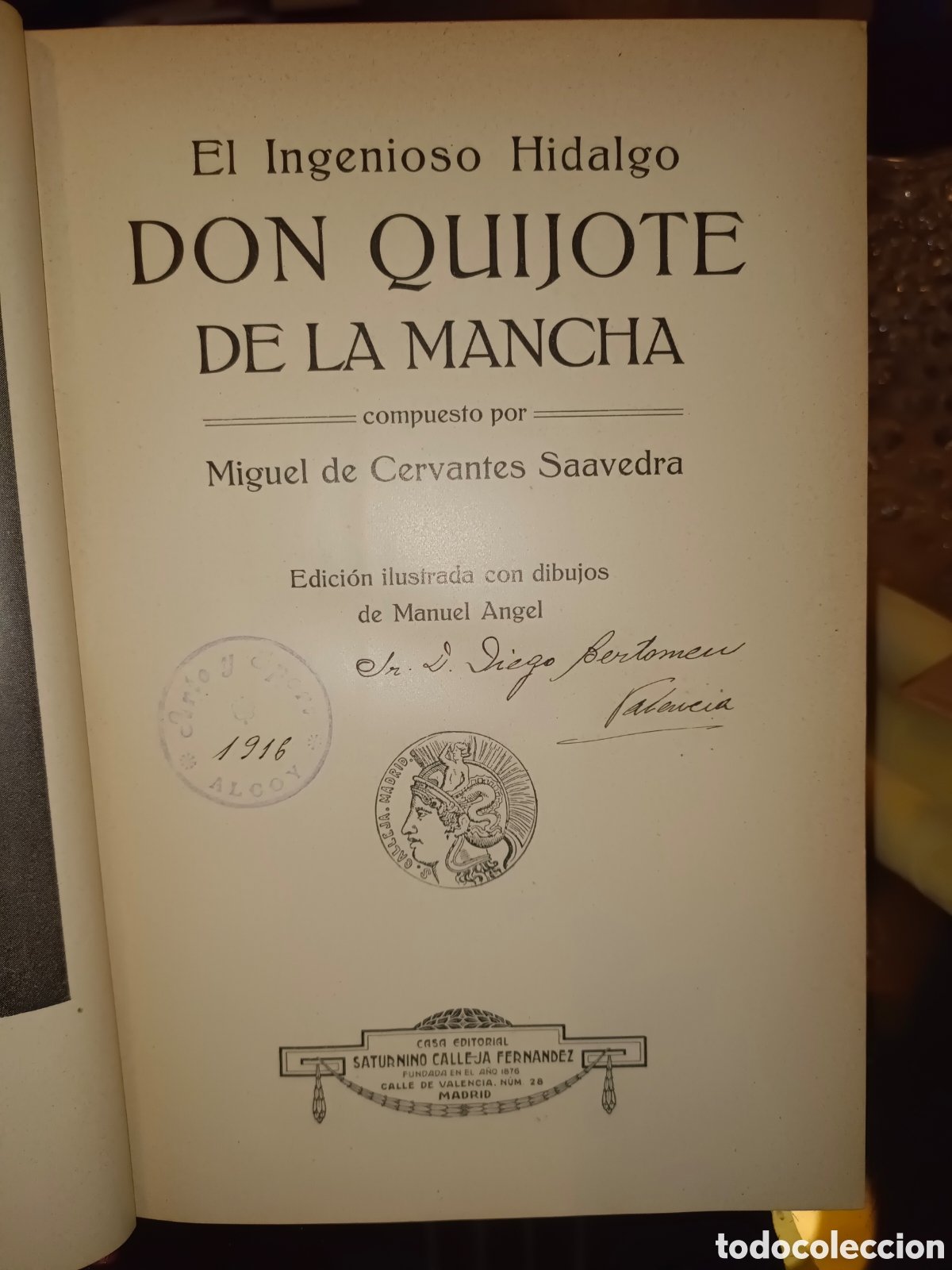 Libros antiguos: Don Quijote de la Mancha - Foto 1