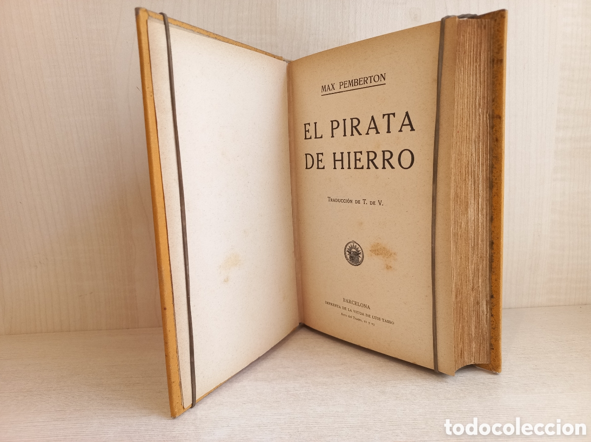 Libros antiguos: El pirata de Hierro. Max Pemberton. Luis Tasso Editor. - Foto 4