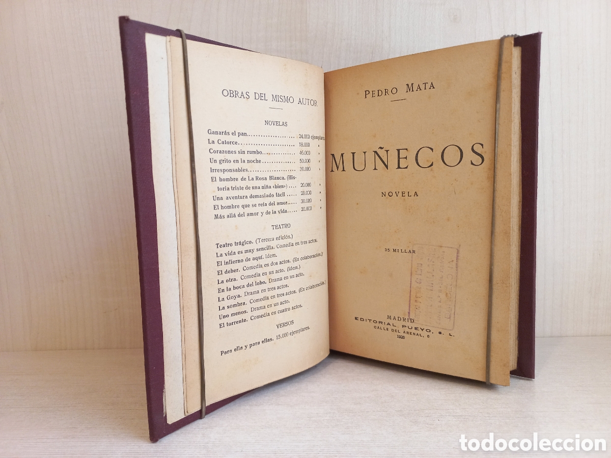 Libros antiguos: Mu&ntilde;ecos. Pedro Mata. Editorial Pueyo, 1926. - Foto 4