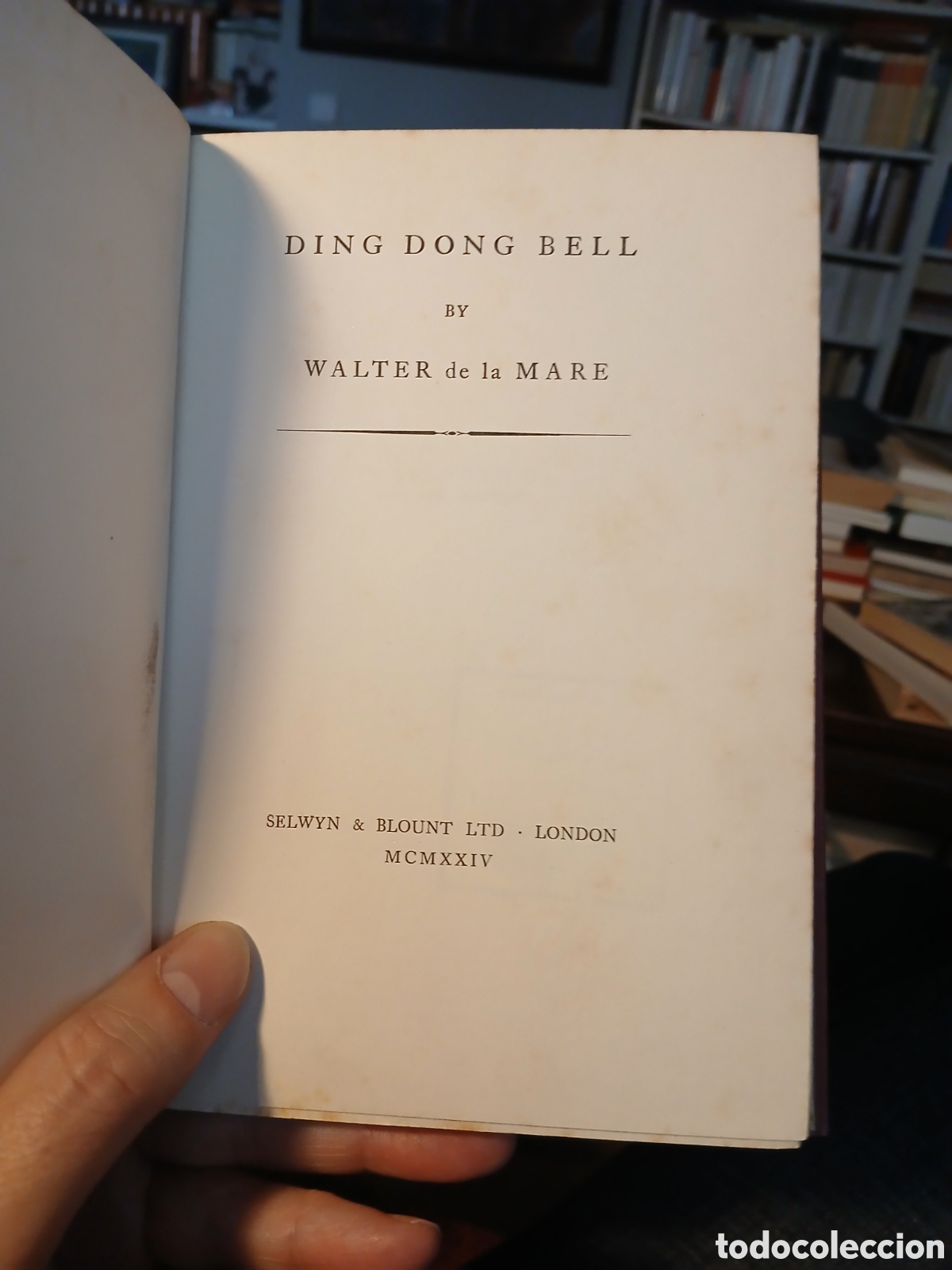 Libros antiguos: Ding Dong Bell, Walter de la Mare - Foto 2