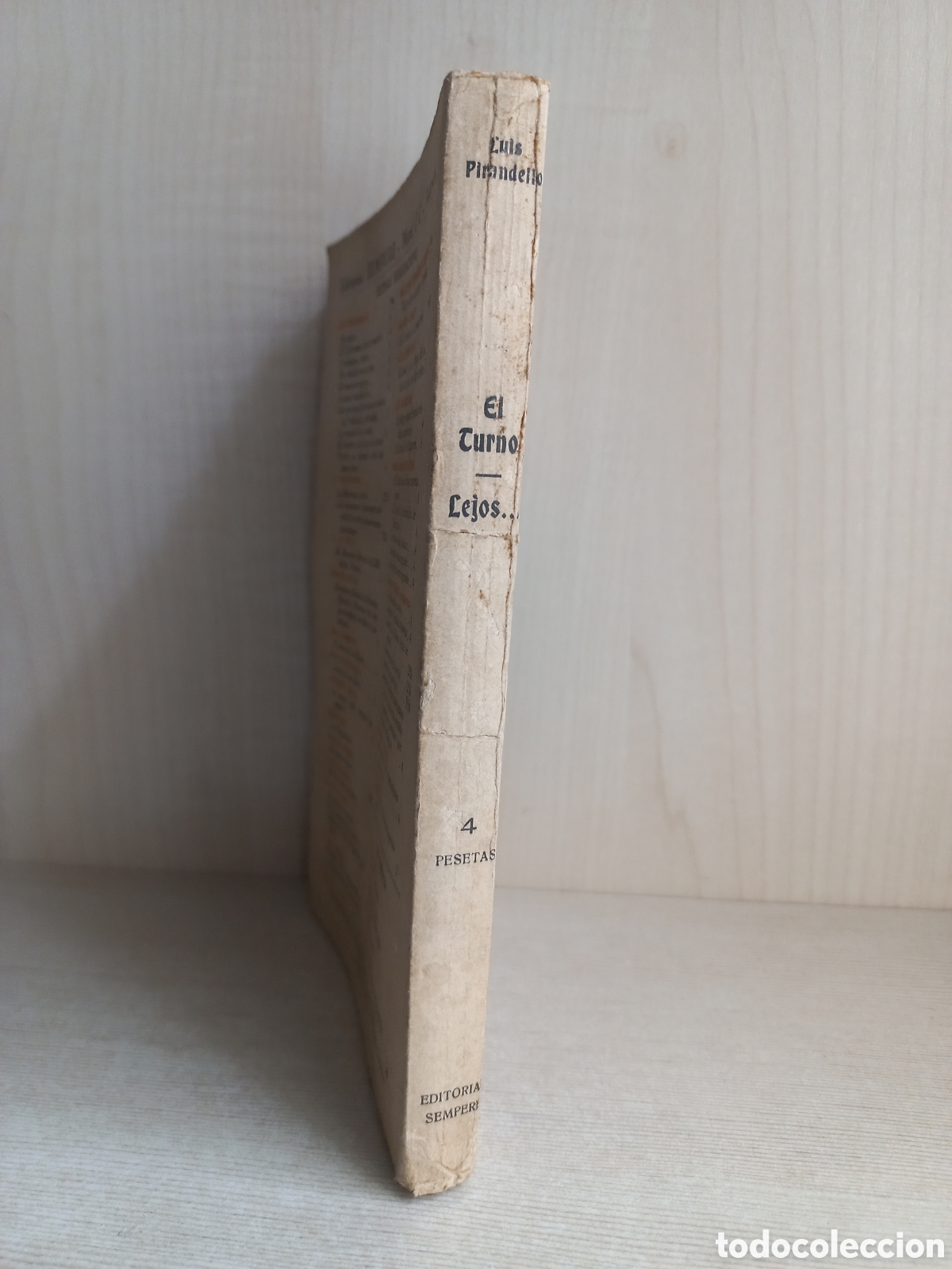 Libros antiguos: El turno. Lejos. Luis Pirandello. Sempere. - Foto 2