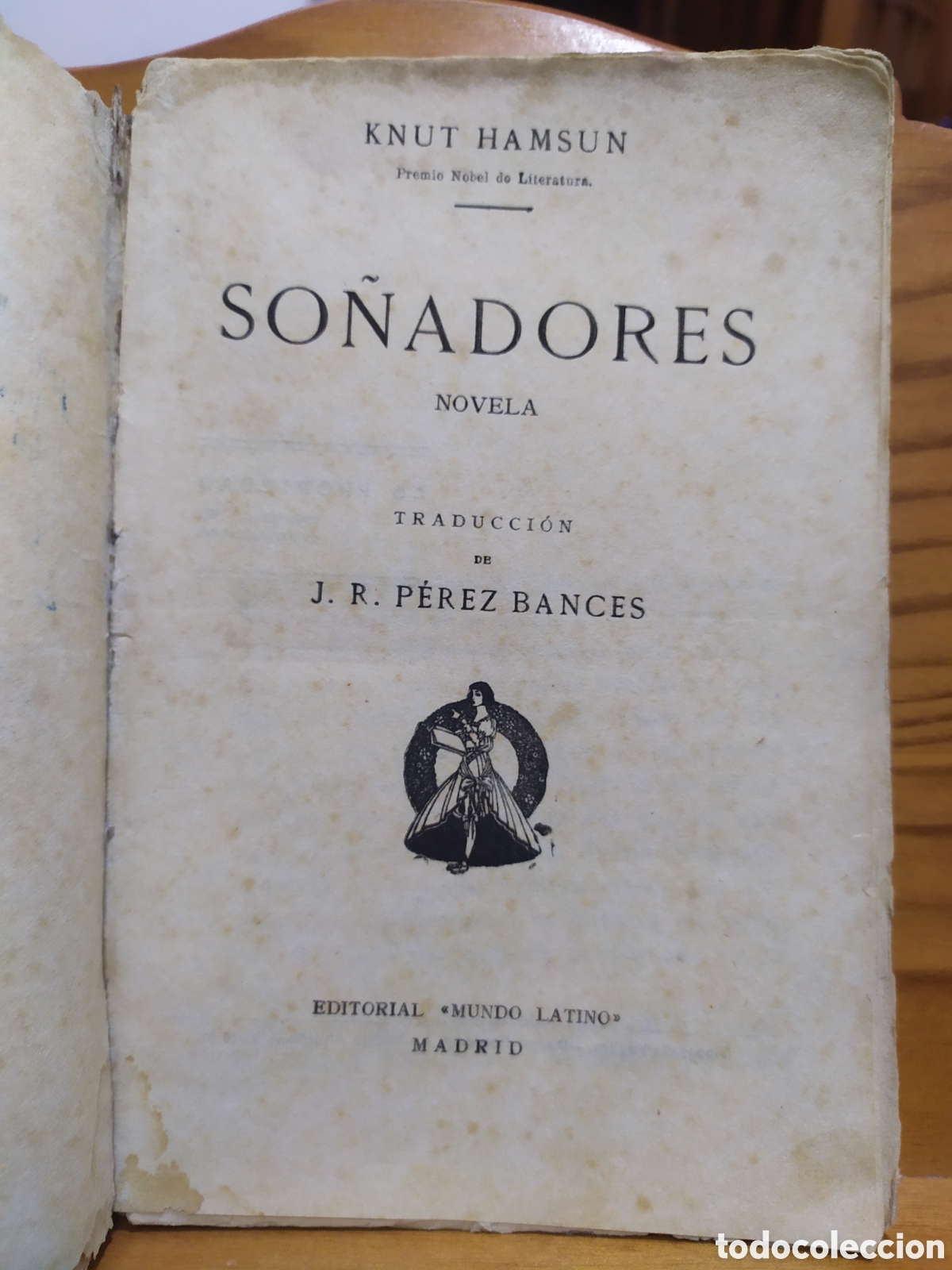 Libros antiguos: Knut Hamsun - So&ntilde;adores del a&ntilde;o 1921 - Foto 1