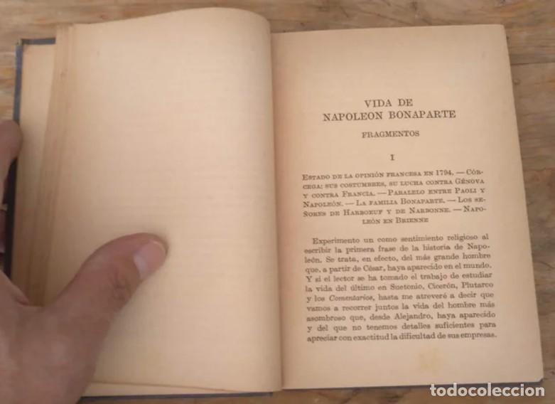 Libros antiguos: Vida de Napole&oacute;n. Stendhal. 1928 - Foto 5