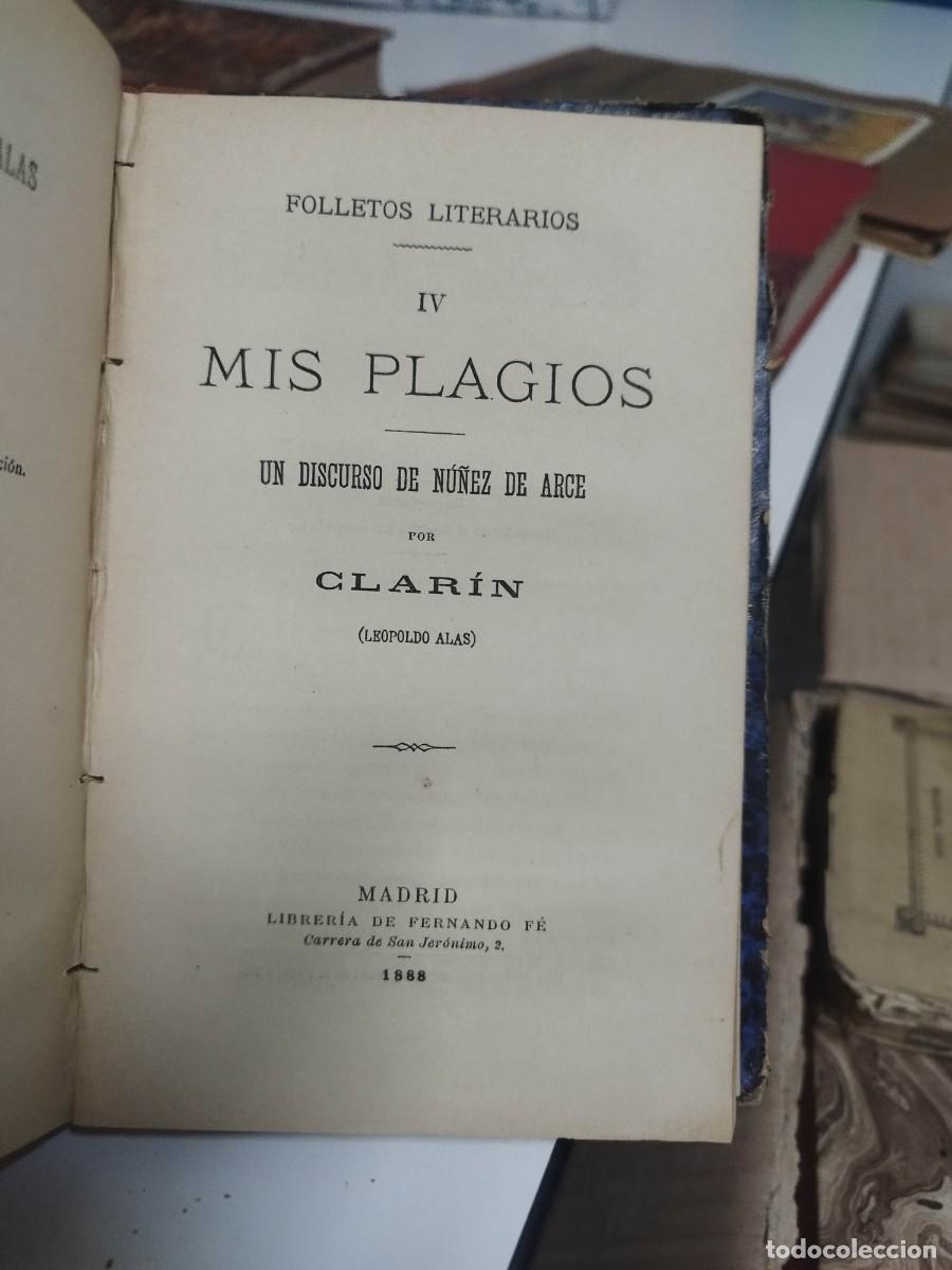 Libros antiguos: Clarin. Folletos literarios. - Foto 2