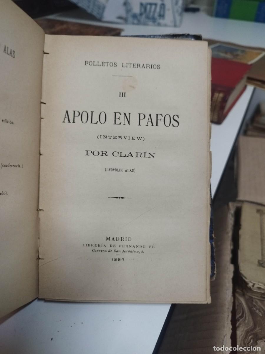 Libros antiguos: Clarin. Folletos literarios. - Foto 3