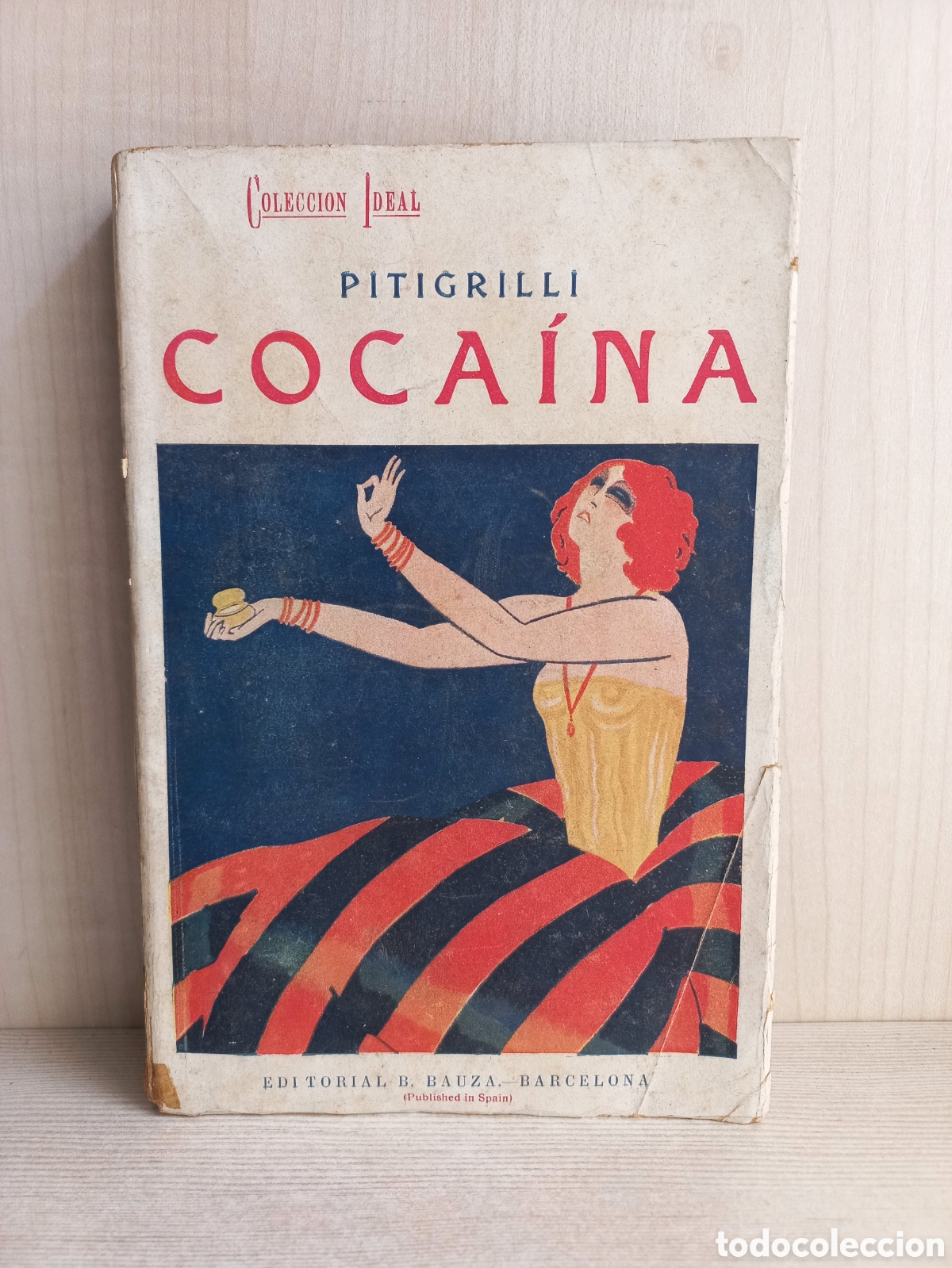 Libros antiguos: Cocaina. Pitigrilli. Editorial Bauz&aacute;. - Foto 1