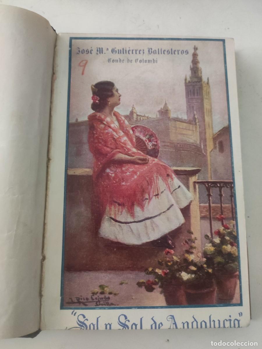 Libros antiguos: Sol a sol de Andaluc&iacute;a. Guti&eacute;rrez Ballesteros. - Foto 1