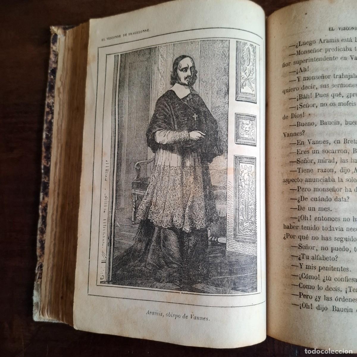Libros antiguos: El Vizconde de Bragelone - Foto 3