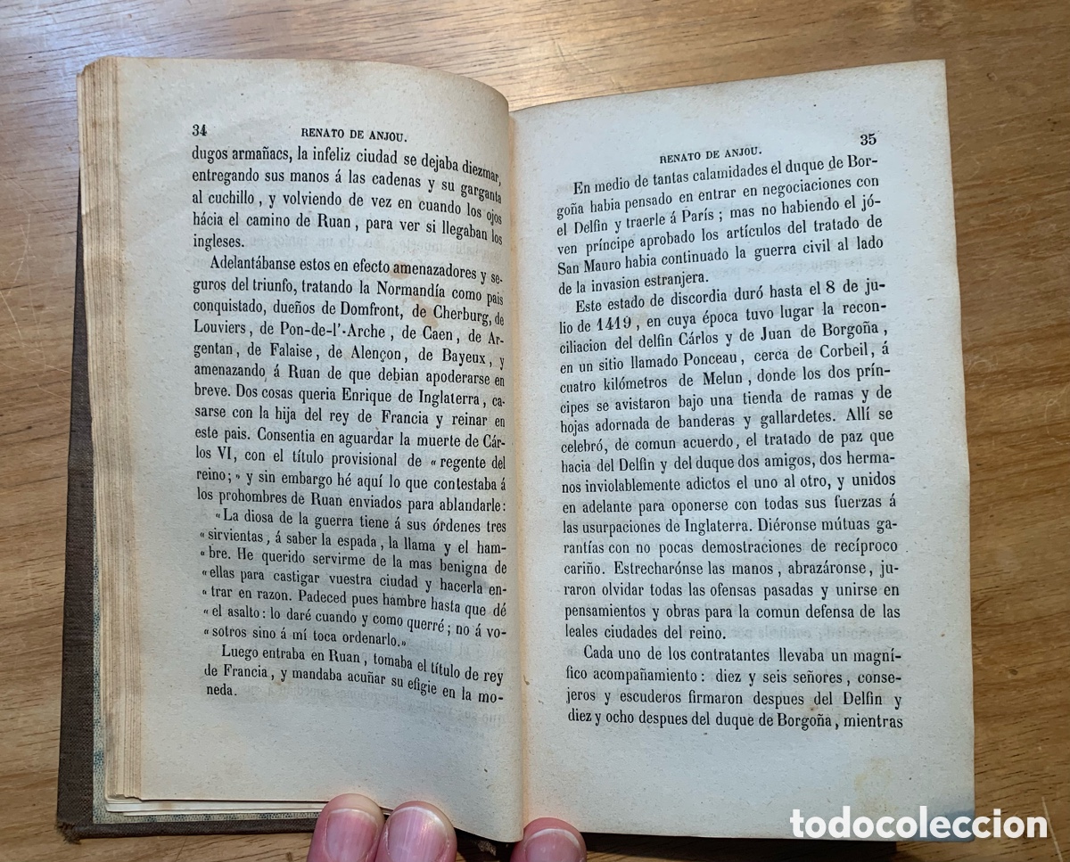 Libros antiguos: Libro antiguo Renato de Anjou - Foto 7