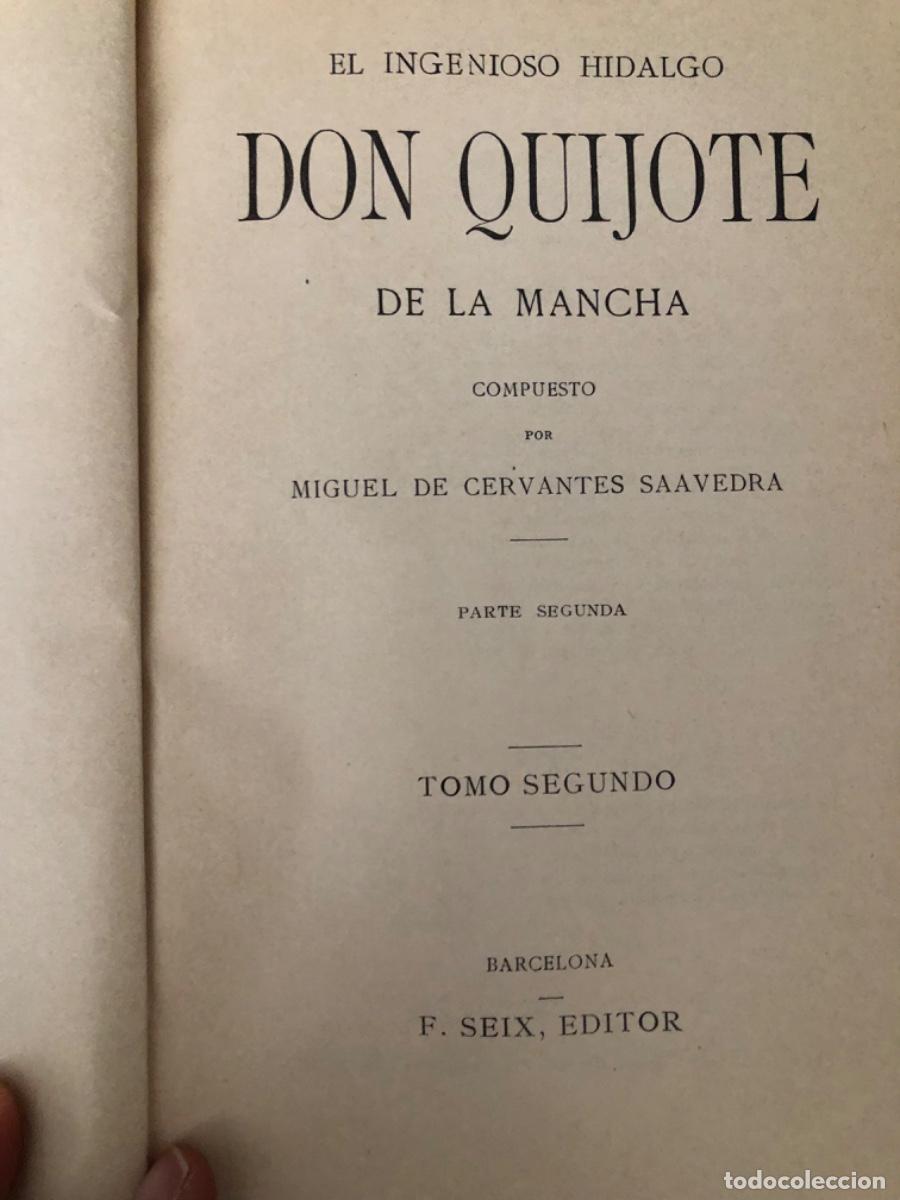 Libros antiguos: D.Quijote de la Mancha - Foto 6