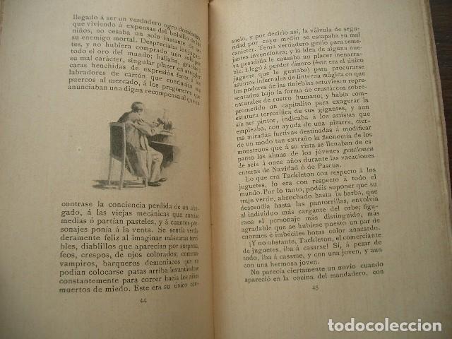 Libros antiguos: Edici&oacute;n rara de El Grillo del Hogar de Dickens 1902 - Foto 4