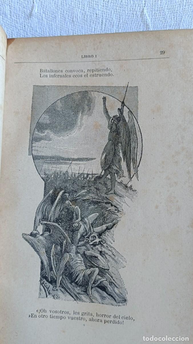 Libros antiguos: John Milton. El para&iacute;so perdido 1883 - Foto 8