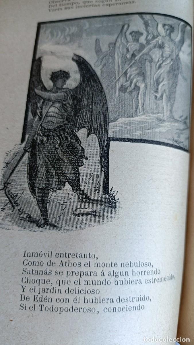 Libros antiguos: John Milton. El para&iacute;so perdido 1883 - Foto 12