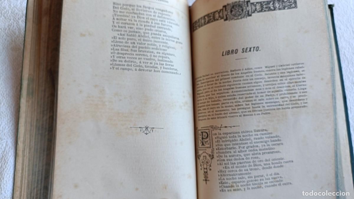 Libros antiguos: John Milton. El para&iacute;so perdido 1883 - Foto 13