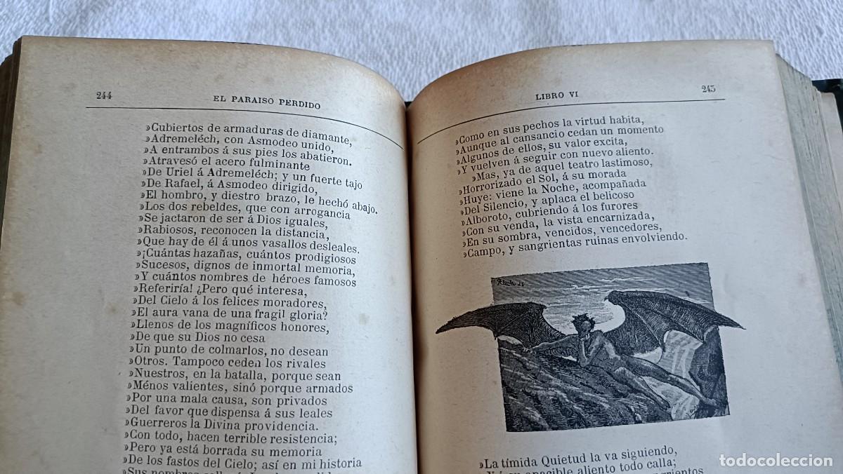 Libros antiguos: John Milton. El para&iacute;so perdido 1883 - Foto 14