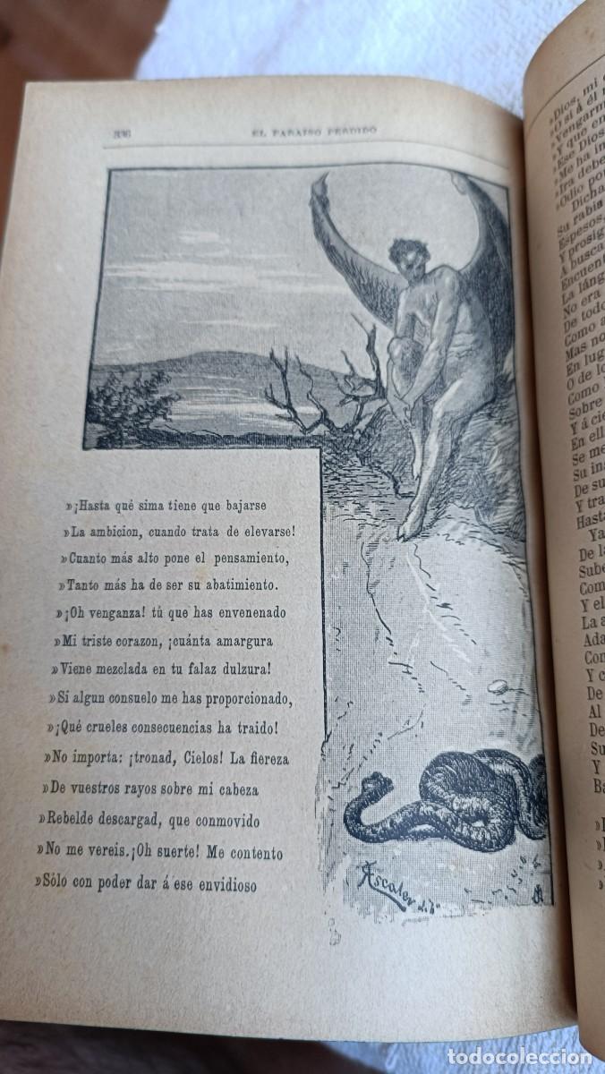 Libros antiguos: John Milton. El para&iacute;so perdido 1883 - Foto 15
