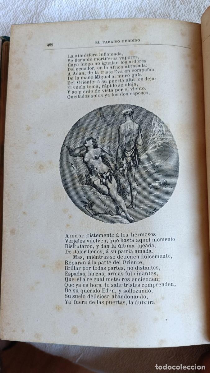Libros antiguos: John Milton. El para&iacute;so perdido 1883 - Foto 17