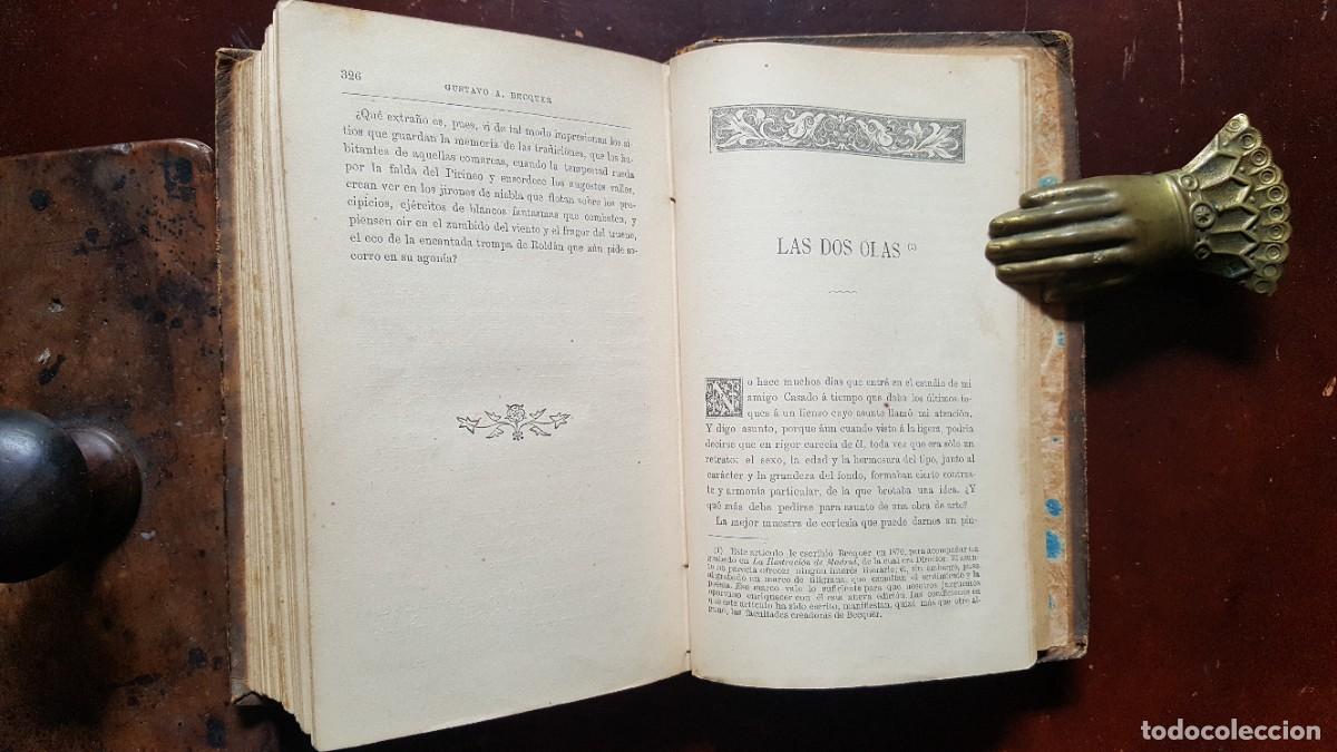 Libros antiguos: Obras de B&eacute;cquer. Tomo segundo. Tercera edici&oacute;n 1881 - Foto 4