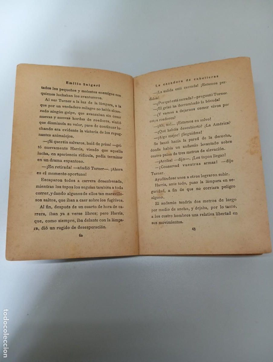 Libros antiguos: La cazadora de cabelleras. Tomo 2. - Foto 3