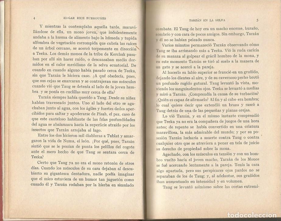 Libros antiguos: TARZ&Aacute;N EN LA SELVA - EDGAR RICE BURROUGHS - 1927 - Foto 2