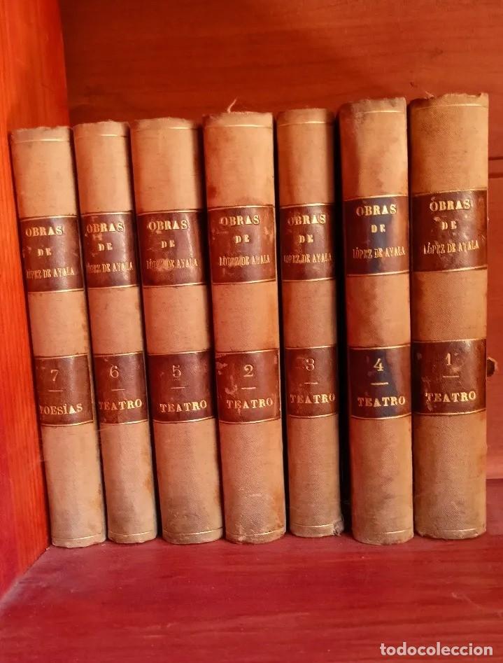 Libros antiguos: OBRAS DE LOPEZ DE AYALA. TEATRO Colecci&oacute;n completa - Foto 1