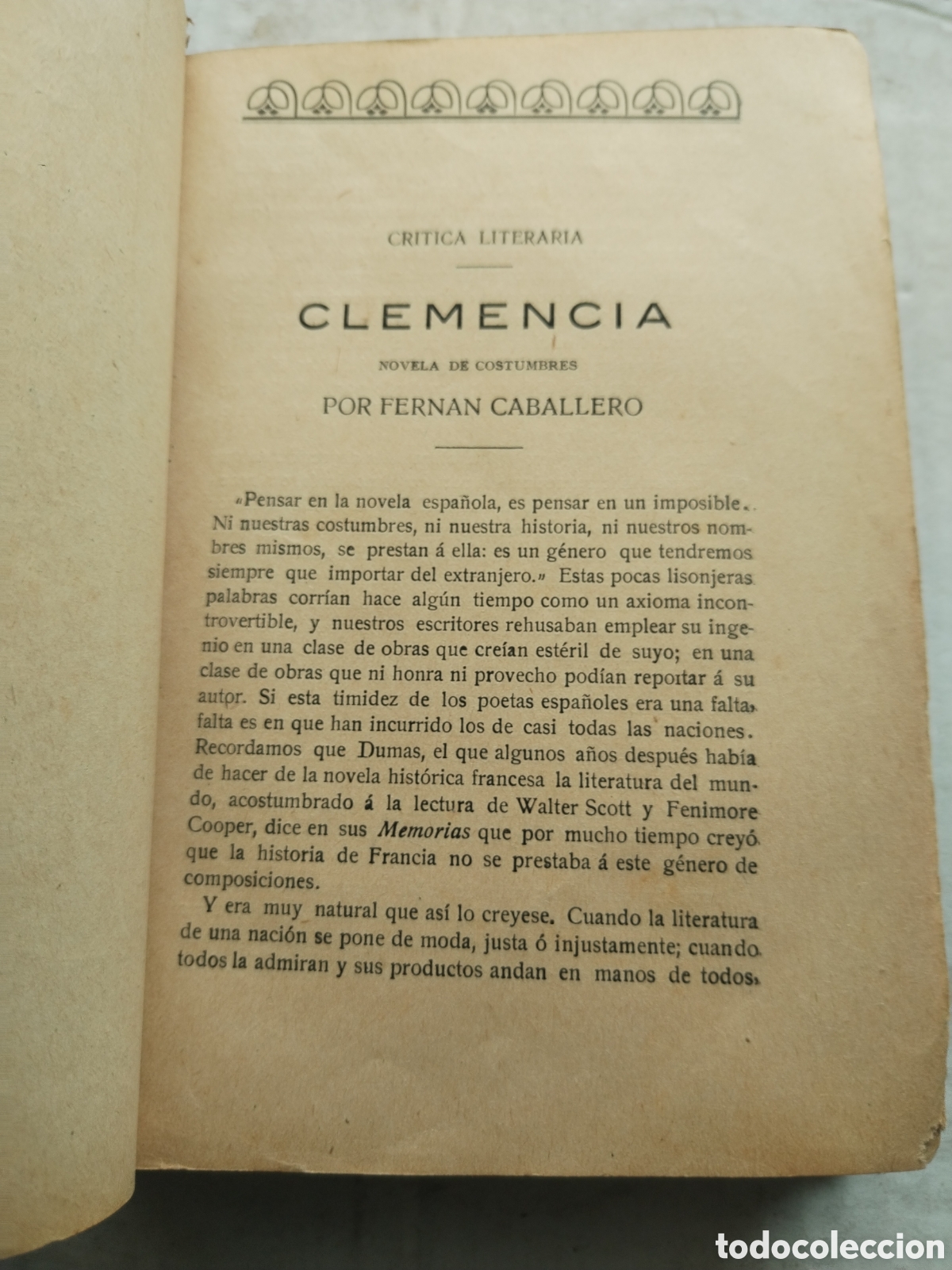 Libros antiguos: CLEMENCIA/FERNAN CABALLERO - Foto 4