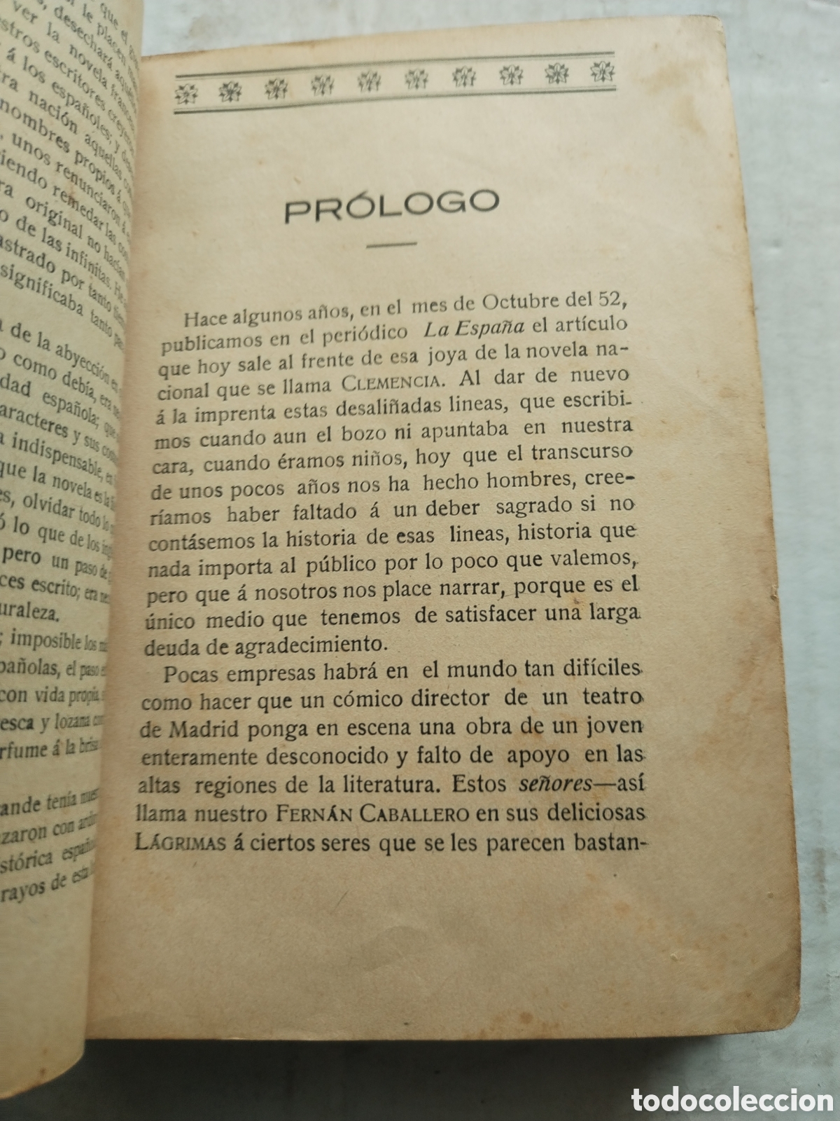 Libros antiguos: CLEMENCIA/FERNAN CABALLERO - Foto 5