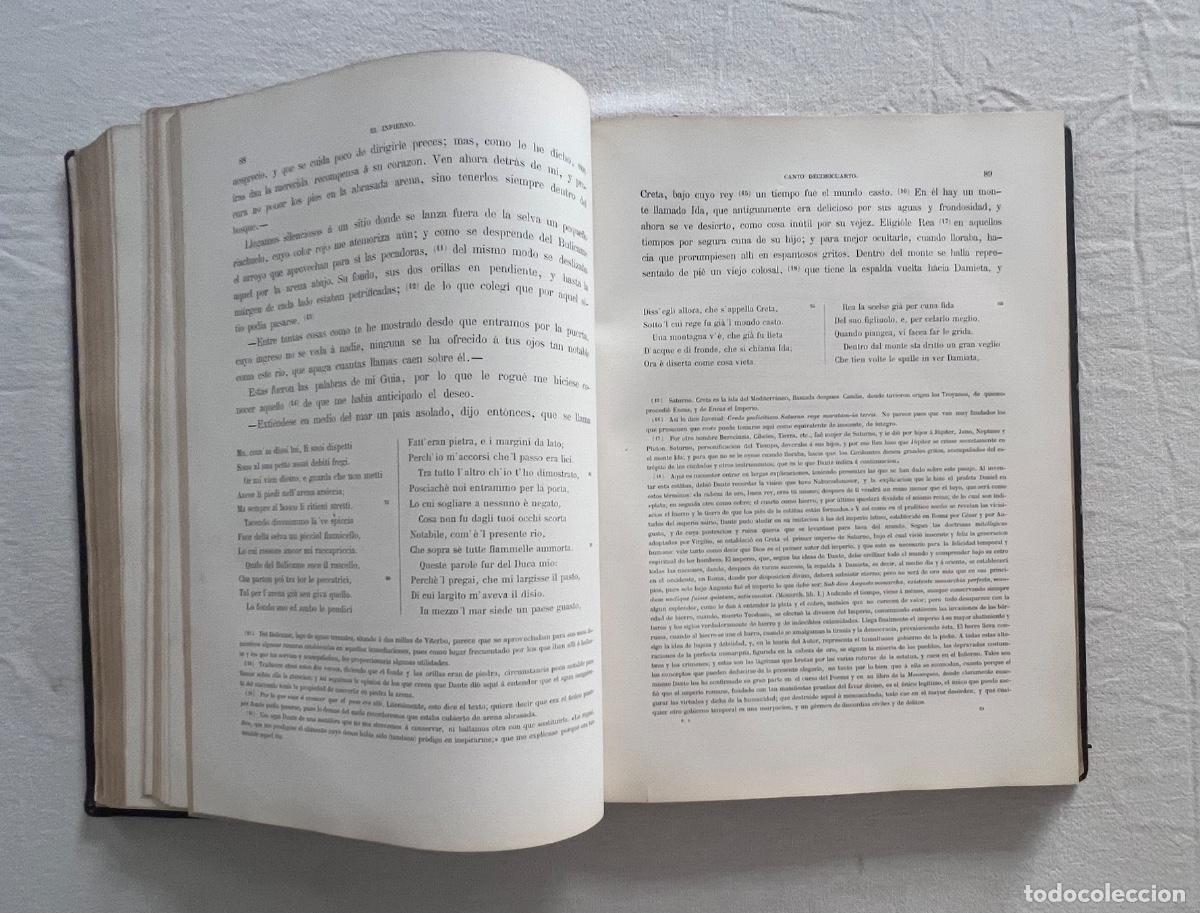 Libros antiguos: La Divina Comedia, Edici&oacute;n ilustrada, Gustavo Dor&eacute;, 1870 - Foto 9