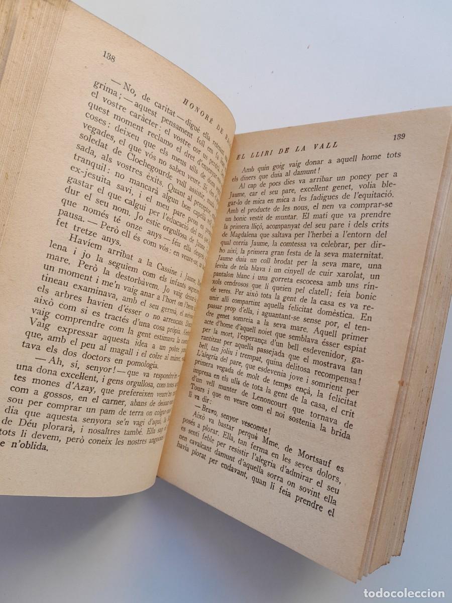 Libros antiguos: EL LLIRI DE LA VALL - HONOR&Eacute; DE BALZAC (PROA, 1929) - Foto 3