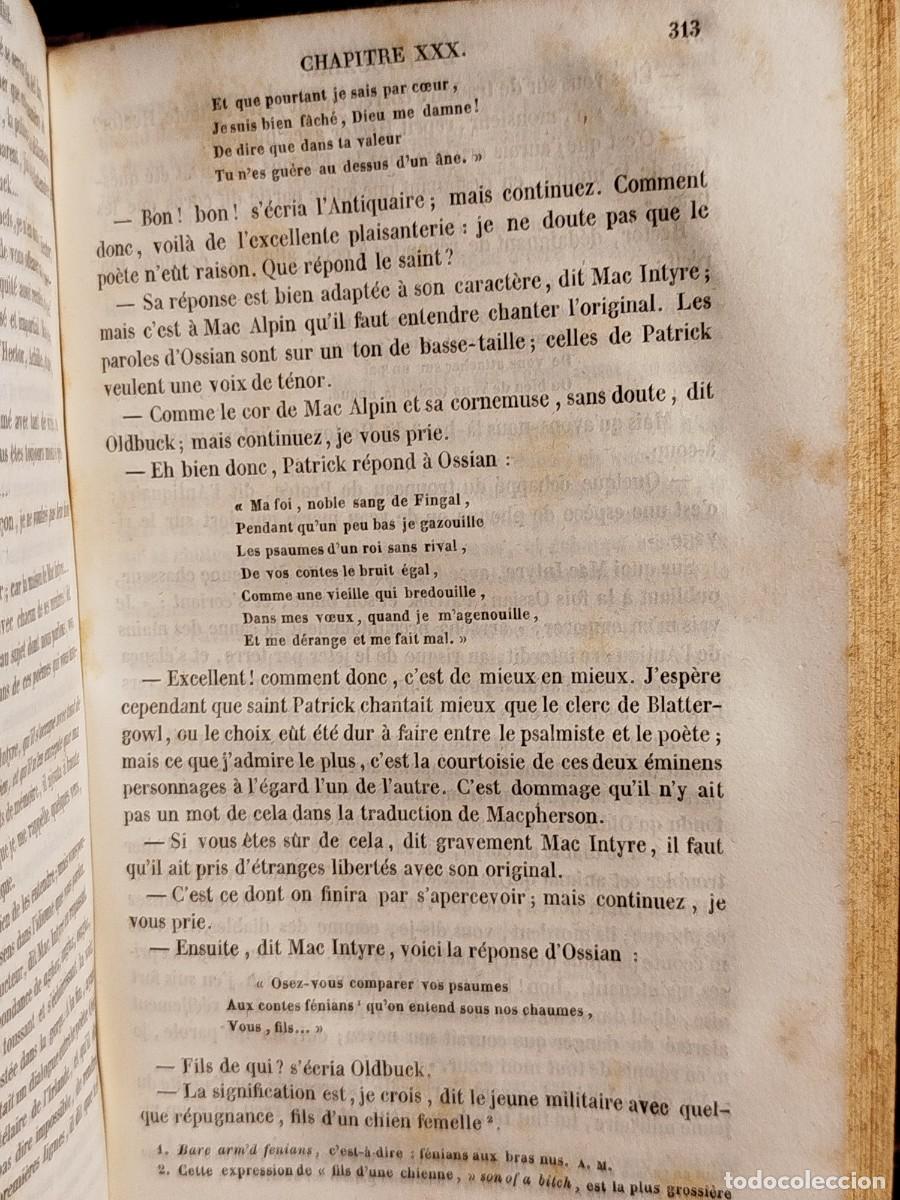 Libros antiguos: 1837. Lantiquaire. Walter Scott. - Foto 7