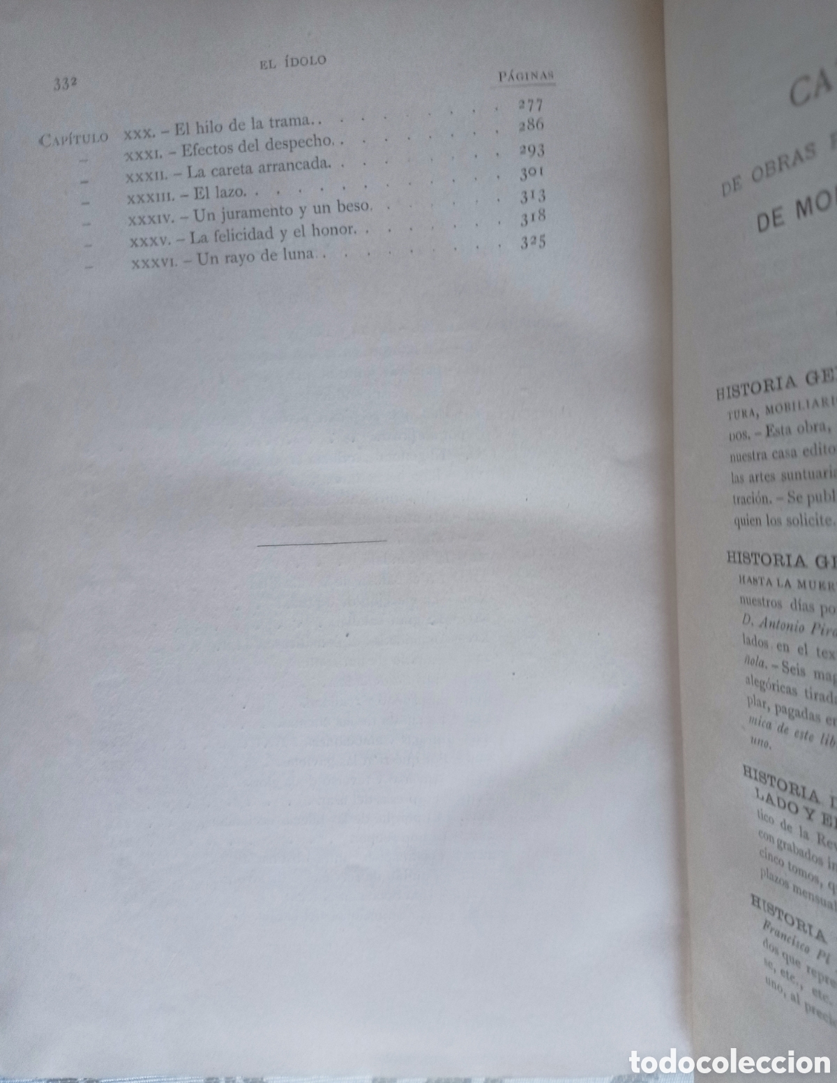 Libros antiguos: EL &Iacute;DOLO. E. GARC&Iacute;A LAVADESE. 1897 - Foto 6