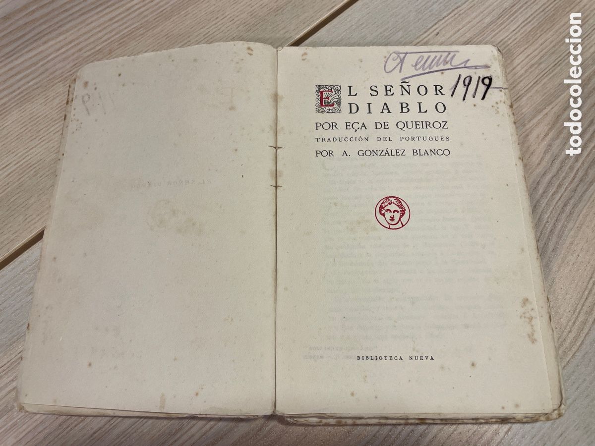 Libros antiguos: El se&ntilde;or diablo / E&ccedil;&ccedil;a de Queiroz, - Foto 2