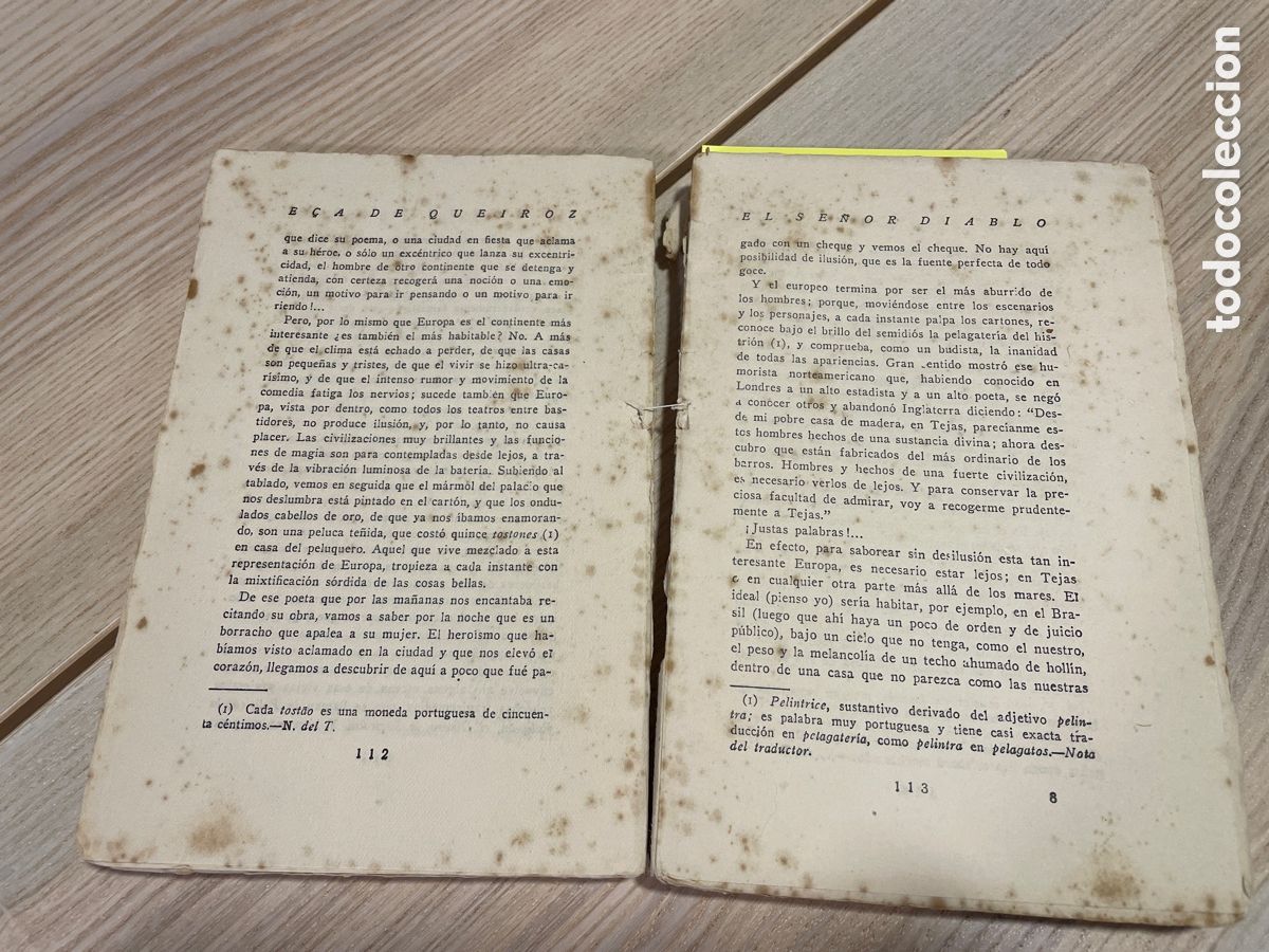 Libros antiguos: El se&ntilde;or diablo / E&ccedil;&ccedil;a de Queiroz, - Foto 3