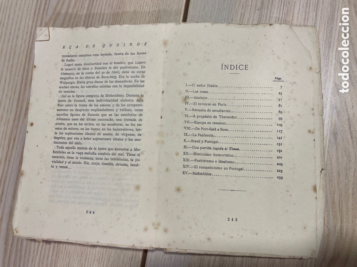 Libros antiguos: El se&ntilde;or diablo / E&ccedil;&ccedil;a de Queiroz, - Foto 4