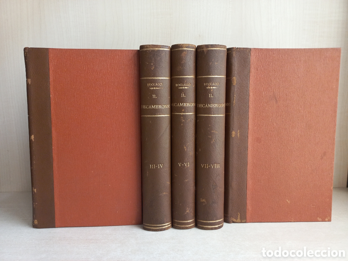 Libros antiguos: Il decamerone. Giovanni Boccacci. Formiggini Editore, 1922. COMPLETO. - Foto 2